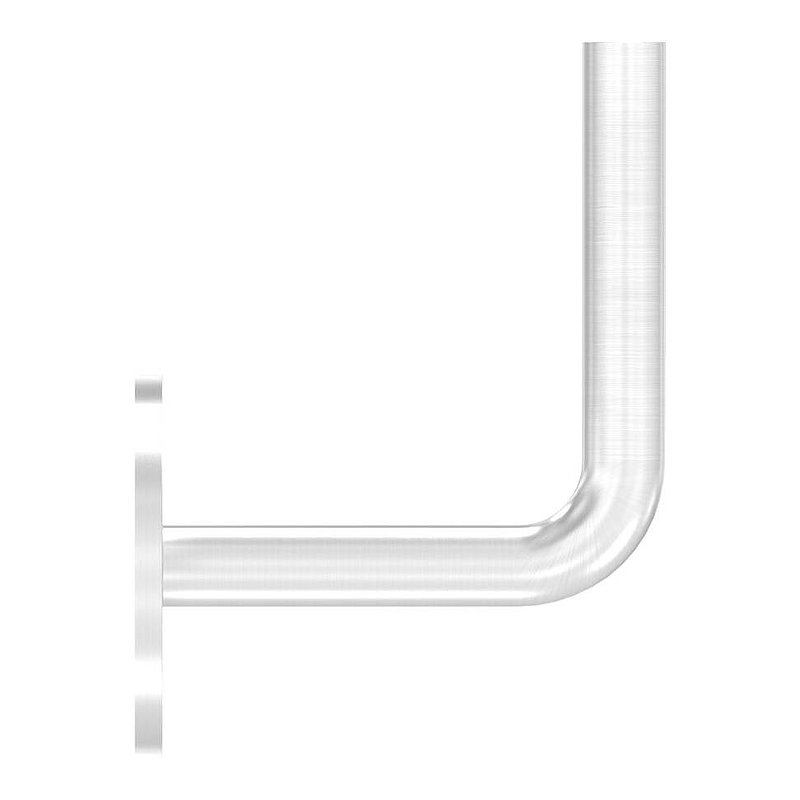 Handrail bracket for welding (round plate and bracket welded), AISI304