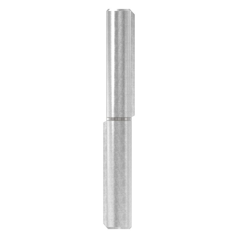 Anschweißband, L: 140mm, mit festem Stift, V2A