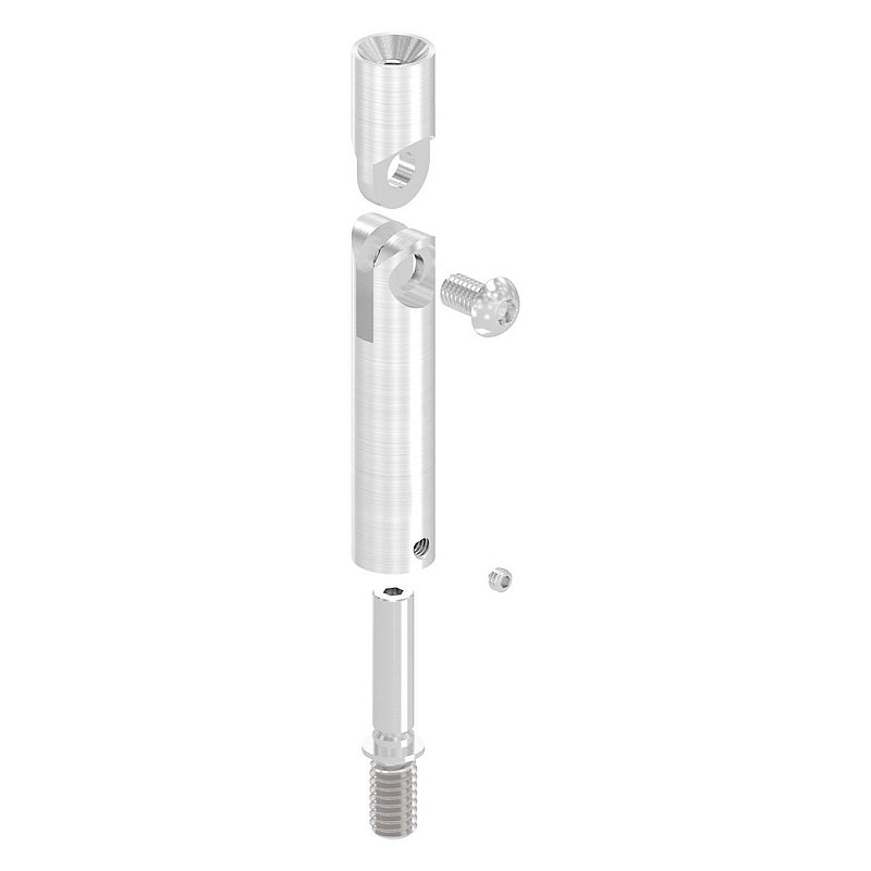 Gelenkstift Ø 14mm, L: 76mm, V2A