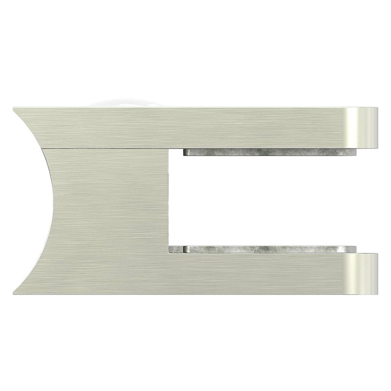 Pince à verre modèle 11, jonction: 33,7mm, aspect inox brossé