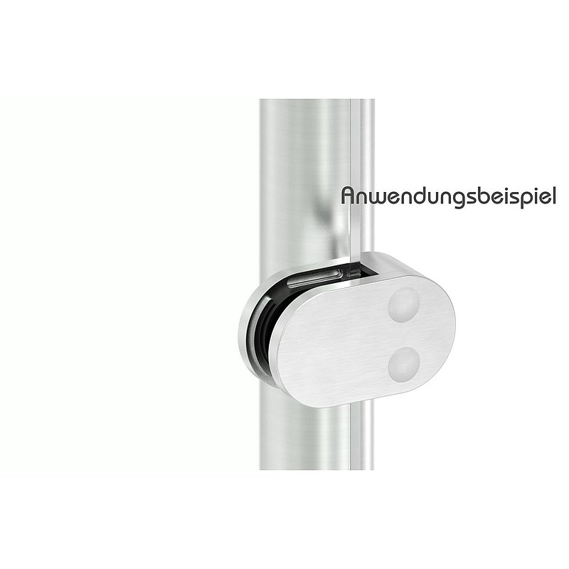 Sichtschutz Endglasklemme Mod. 25, V4A