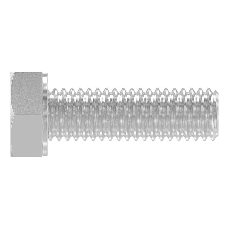 Hexagon head screw M5x16, AISI304, DIN 933