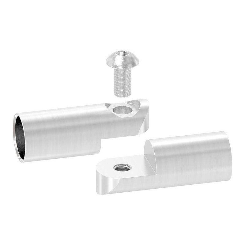 Rundstabverbinder mit Gelenk Ø 12mm, V2A