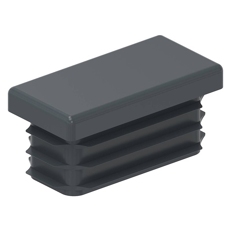 Kunststoffkappe für Rechteckrohr 40x20mm