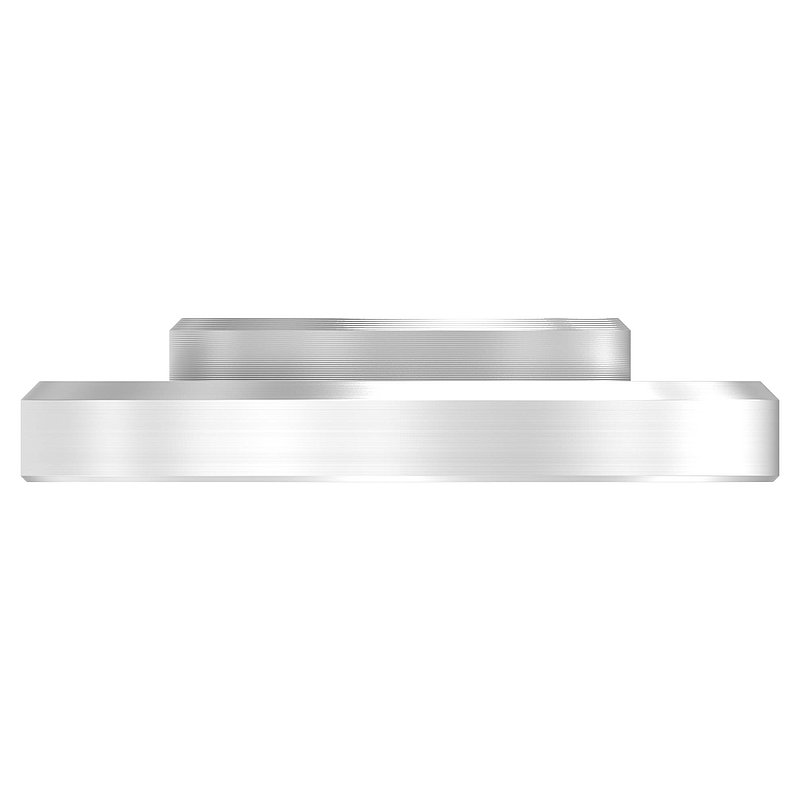 Adapterplatte Ø 60mm für Rohr 42,4 x 2,0-2,5mm, V2A