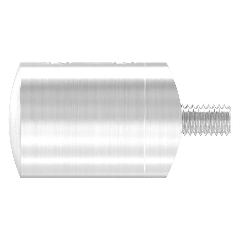 Querstab-Endhalter f. 42,4mm Rohr m. Sackloch rechts 10,2mm, V2A