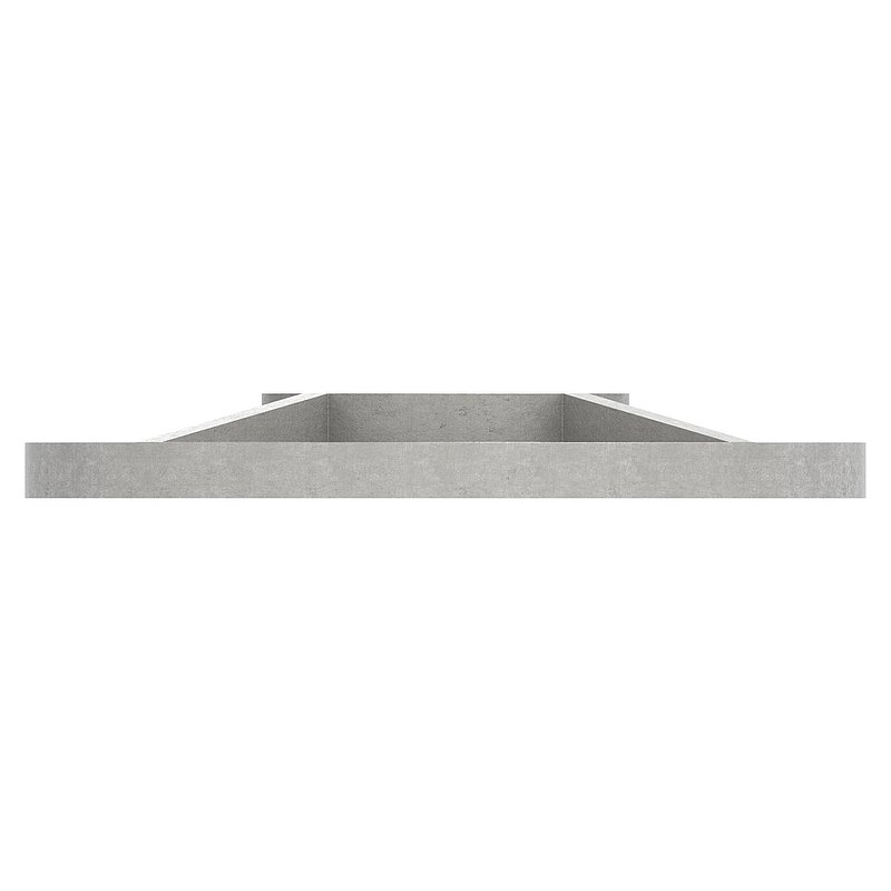 Anchor plate, Ø 120x8mm, raw, AISI304
