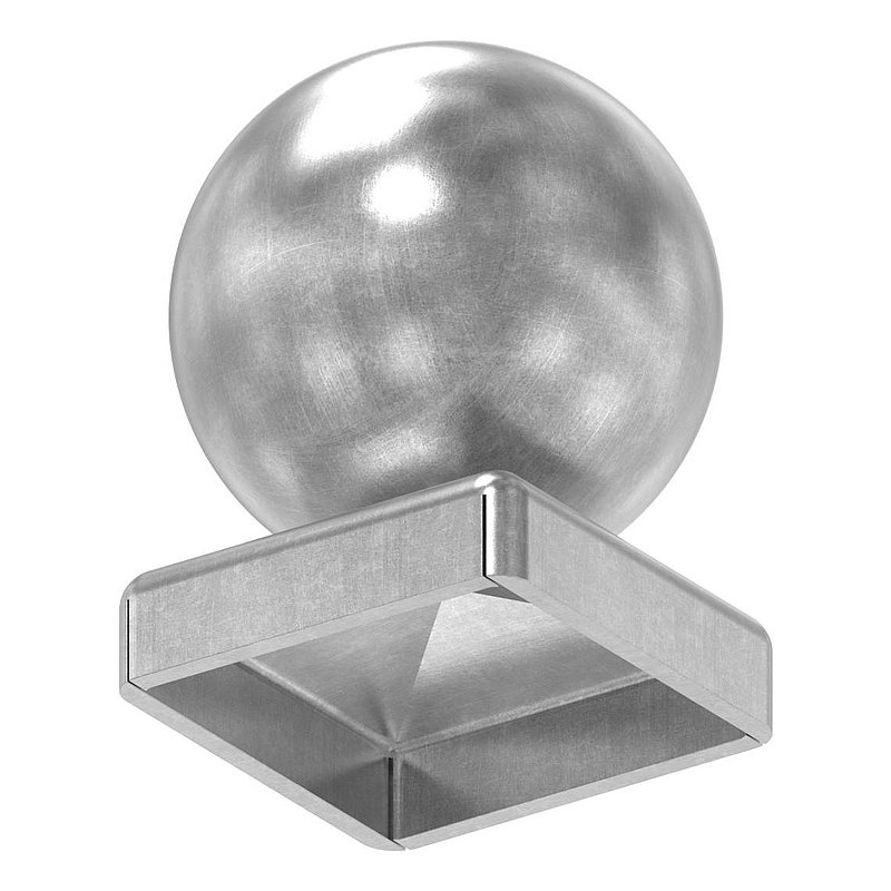 Pillar cover 30x30mm with hollow ball Ø 40mm