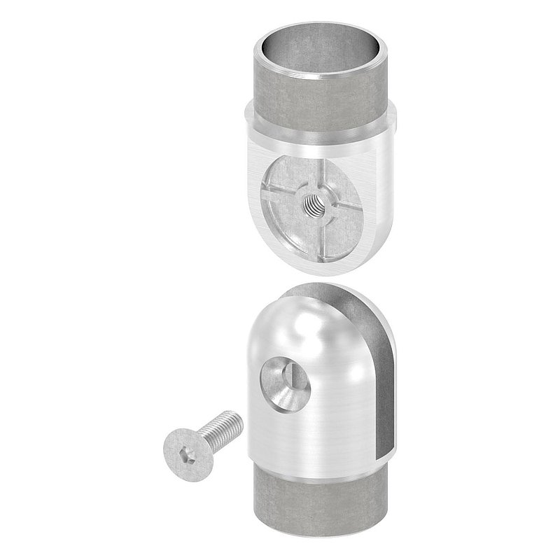 Joint piece, for tube 42.4x2.5mm, AISI304