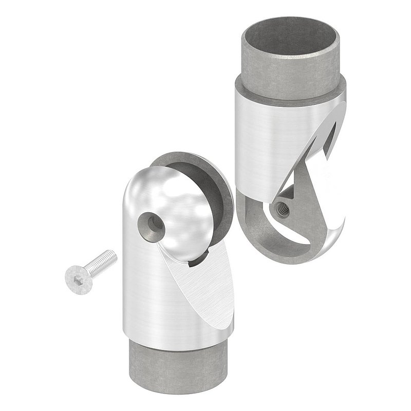 Joint piece, for tube 42,4 x 2,5mm, AISI304