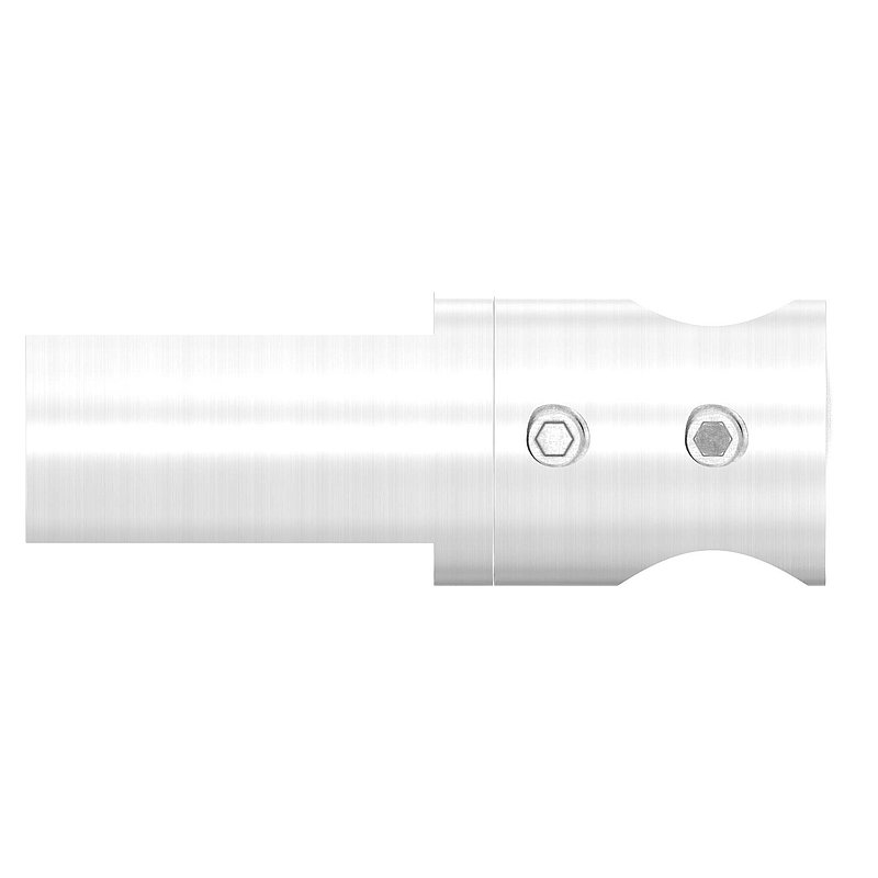 Support de lisse transversale (à monter entre deux fers plats) avec perçage Ø 14,2mm, V2A