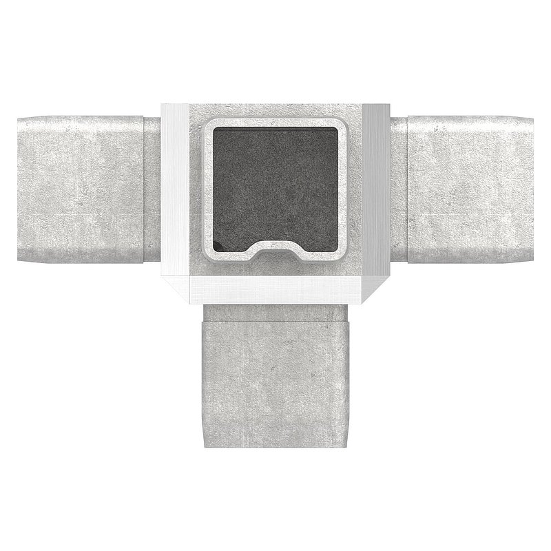 Connector for tube 30x30x2.00mm, AISI316