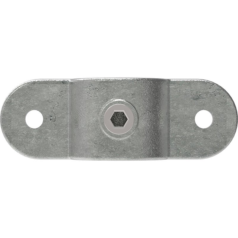 Halter mit 2 Laschen, 180°, für Rohr Ø 42,4mm