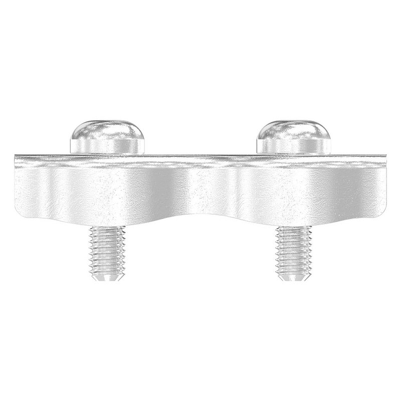 Serre-câble plat double pour câble 5mm, V4A