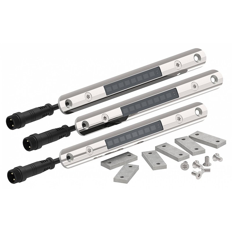 LED module set for round tubes 42.4 - 48.3mm, 4000K