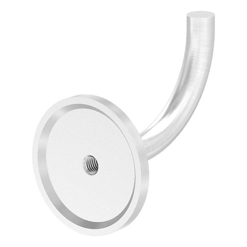 Handrail bracket for welding, (round plate and bracket welded), AISI304