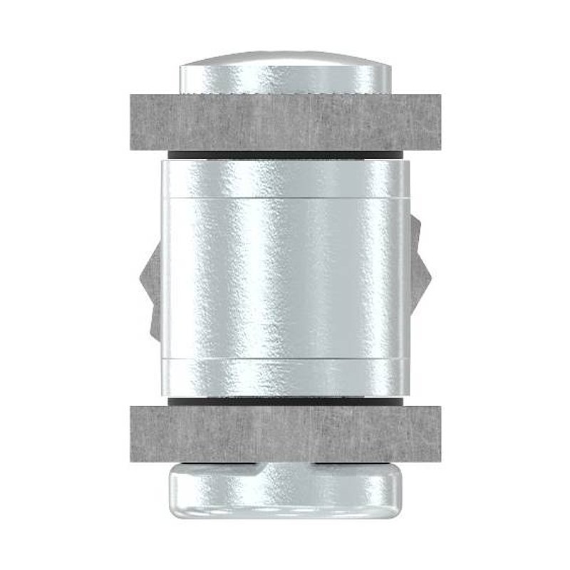 Gate hinge M18, galvanised