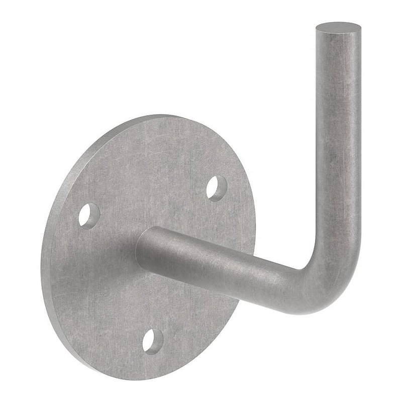 Handlaufträger mit Ronde flach, 70x4mm