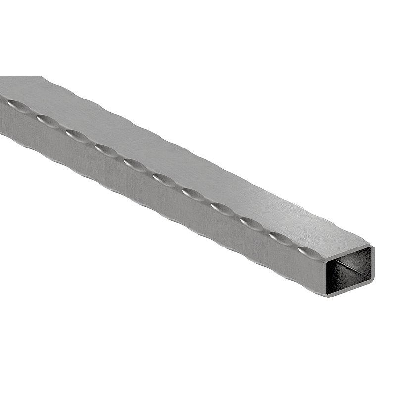Rechteckrohr 30x20x2,5mm, L: 6000mm, gehämmert