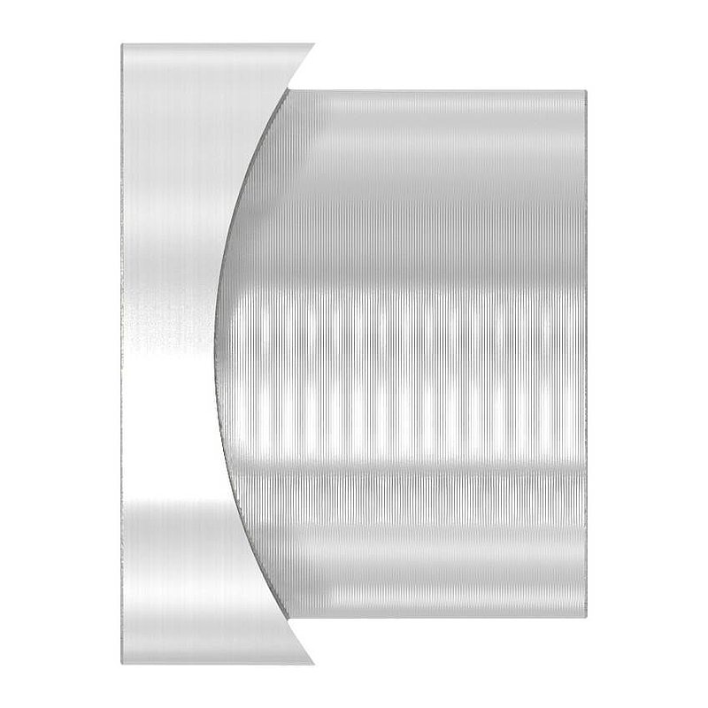 Gewindehülse, passend zu Torband 120-M12-VA, für Rohr 33,7mm, V2A