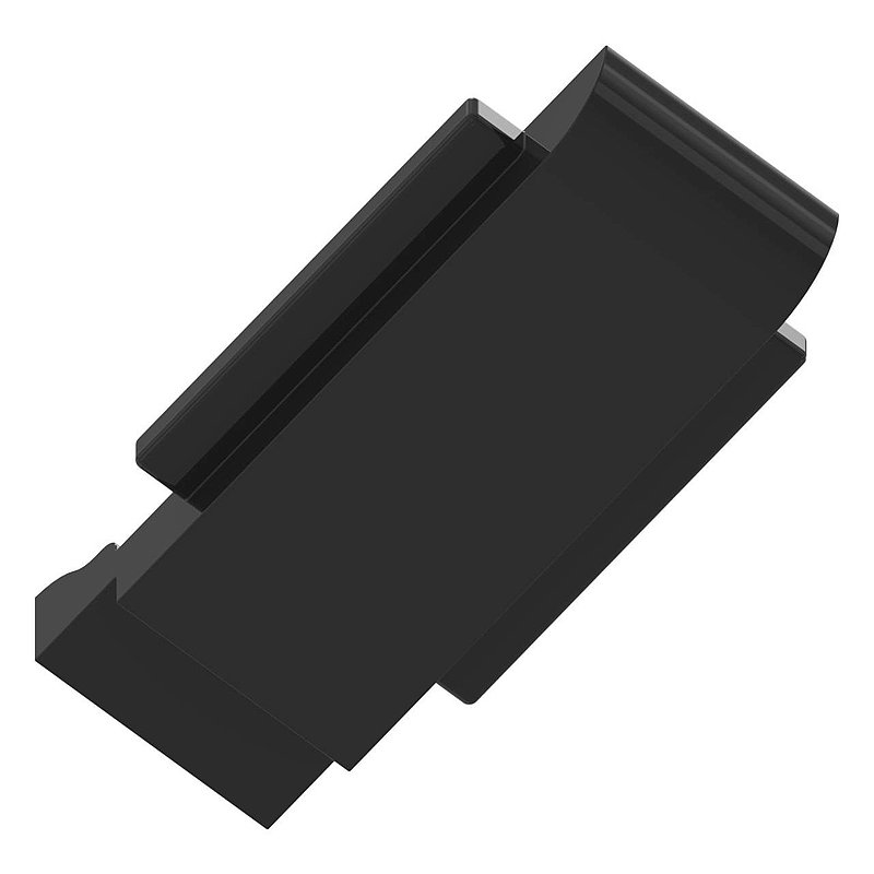 Safety-plate for Glas-clamp Mod. 14 - zinc powder coated RAL 9005 matt