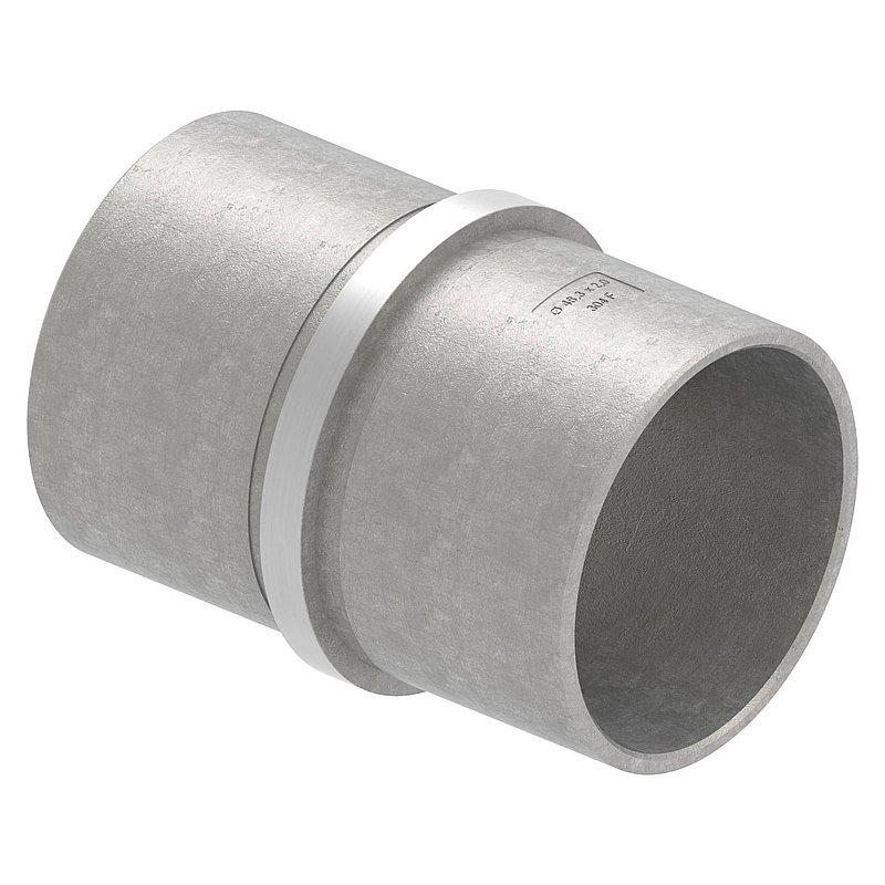 Verbindungsstück für Rohr 48,3x2,0mm, V2A