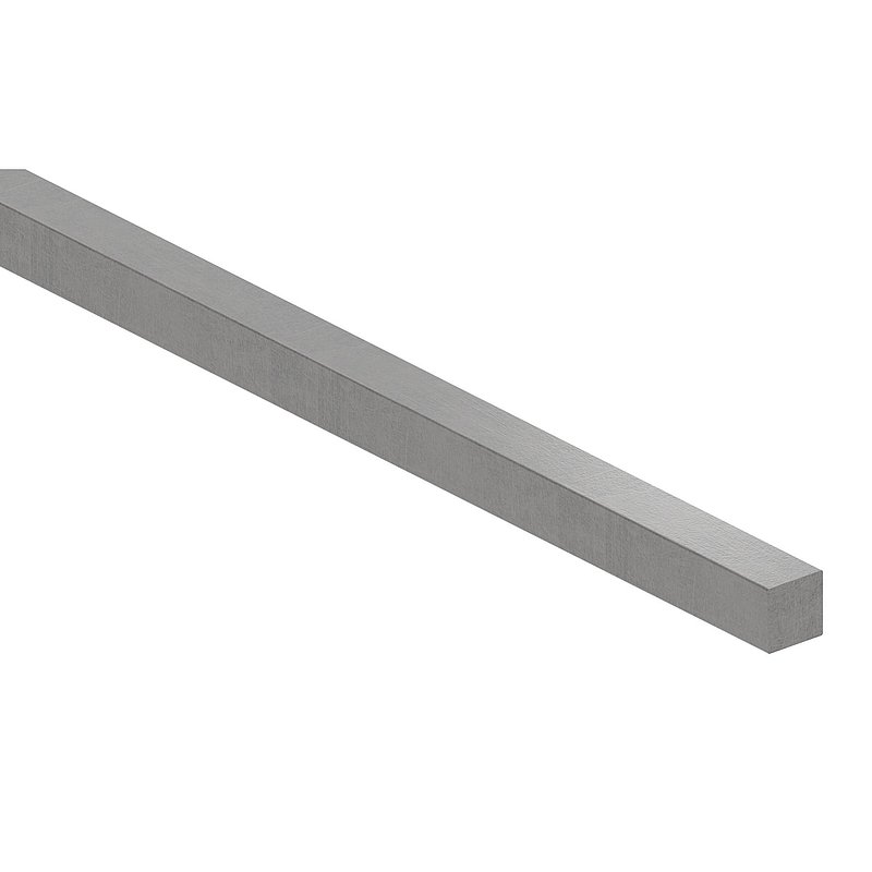 Vierkant S235JR, 14x14mm, L: 6000mm