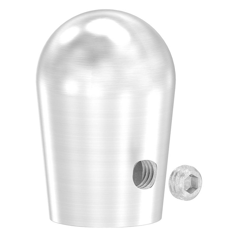 Endkappe für 12mm Rundmaterial, V2A