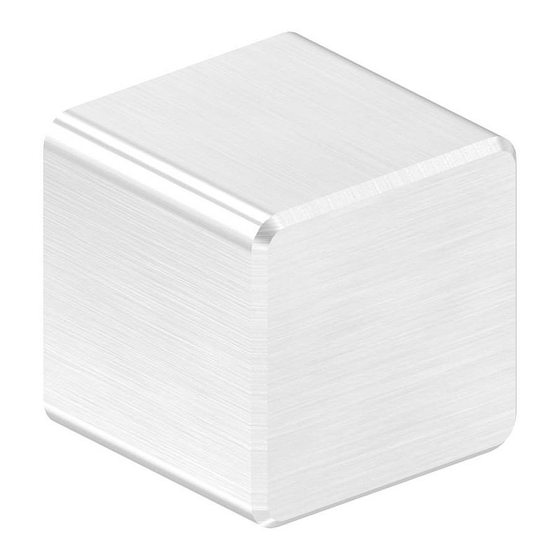Endkappe für 12x12mm Vierkant, V2A