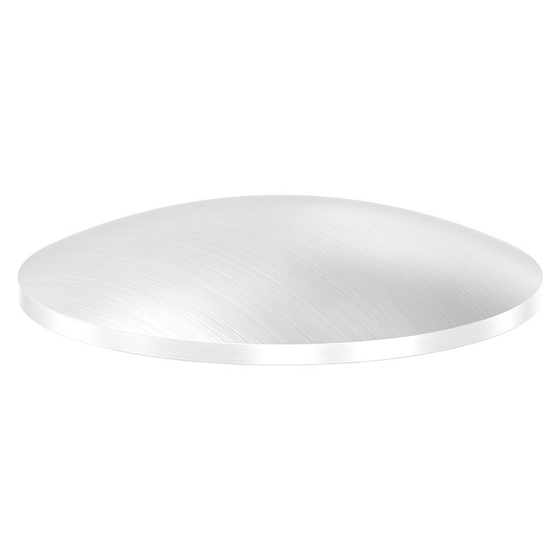 Gewölbte Schale Ø 48,3x2,0mm, H: 8mm, V2A