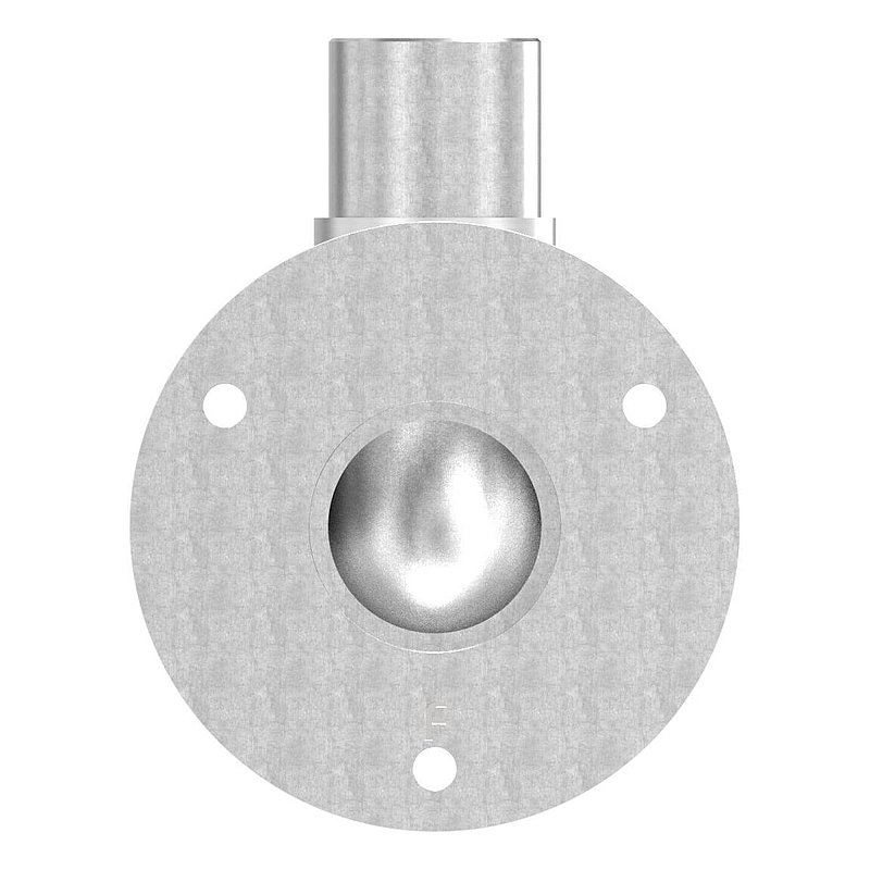 Wandhalter 90° für Rohr 33,7x2,0mm, V2A