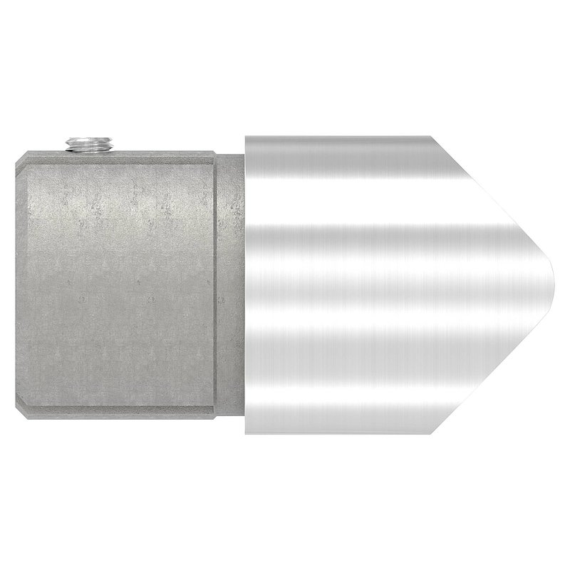 Anschlussstück 90°, Anschluss oben: 48,3mm, V2A