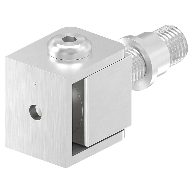 Verstellbares Torband mit Gewindehülse M24, V2A
