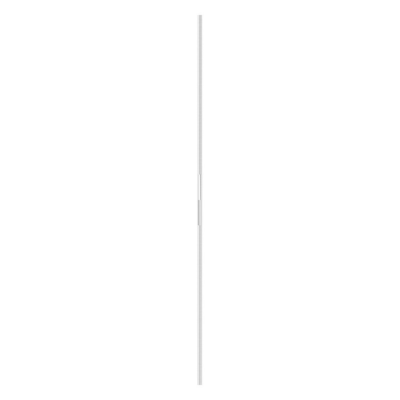 Zierstab aus Ø 12mm, mit Quadrat, H: 1000mm, V2A