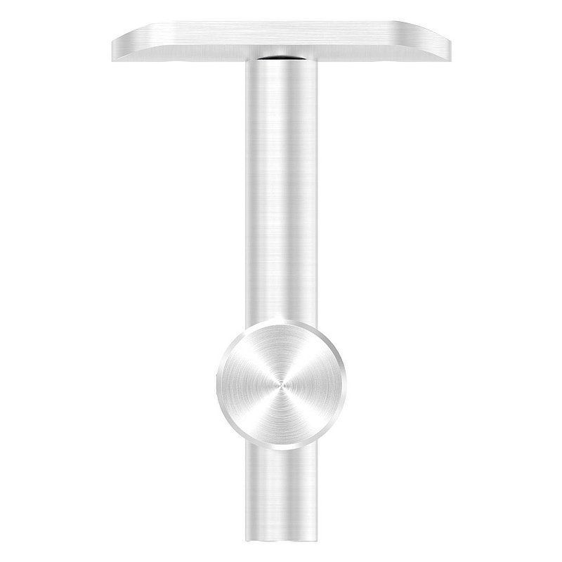 Handlaufhalter mit Handlaufanschlussplatte42,4mm, V2A