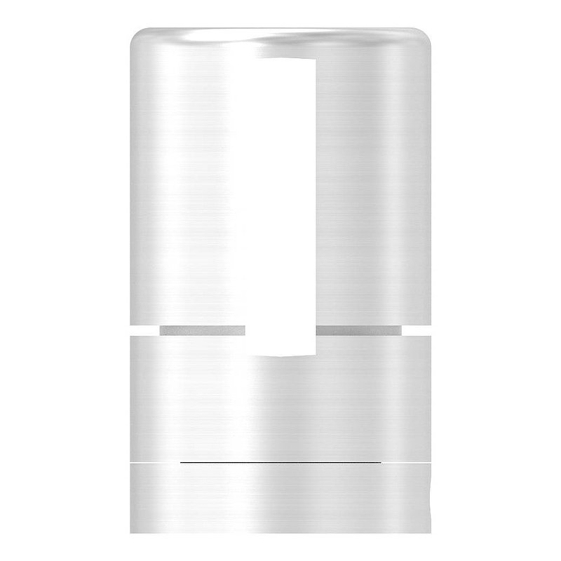 Brenk base holder for flat bars 30x6mm, AISI304