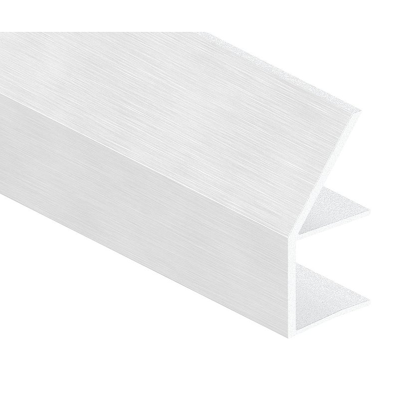 Regenrinne für Vordächer, Glas 17,52mm, L=1400mm, E4/EV1