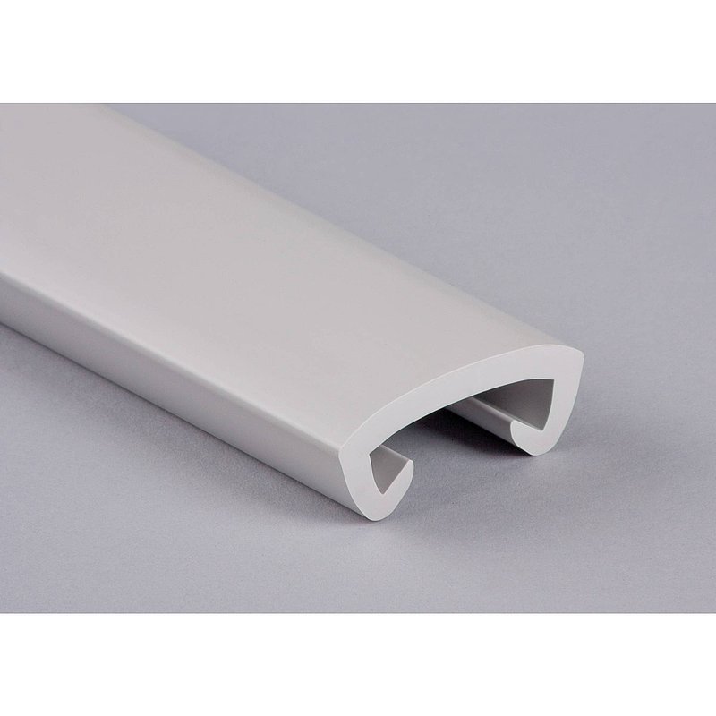 Kunststoffhandlauf für 40x8mm, telegrau