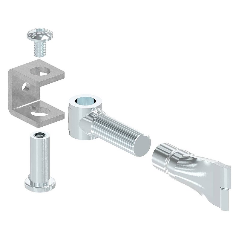 Door hinge M24, galvanised