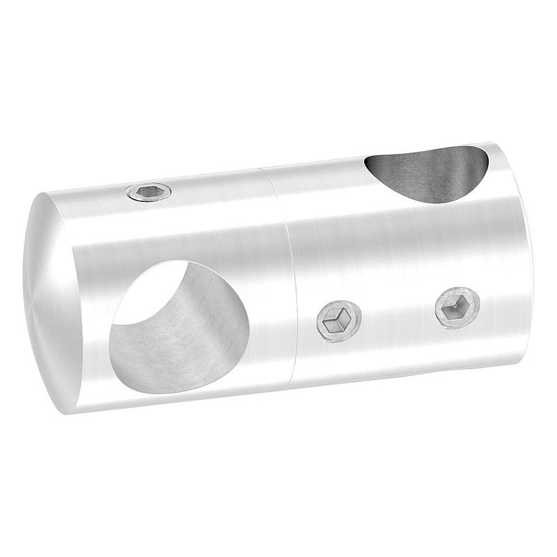 Doppelquerstabhalter mit 12,2 und 14,2mm Bohrung, V2A
