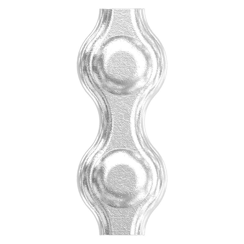 Serre-câble plat double pour câble 2mm, V4A