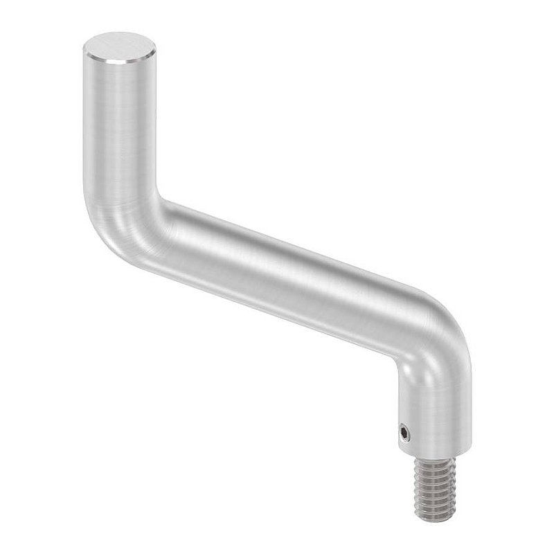 Bracket Ø 14mm, 2x 30° bent, AISI304