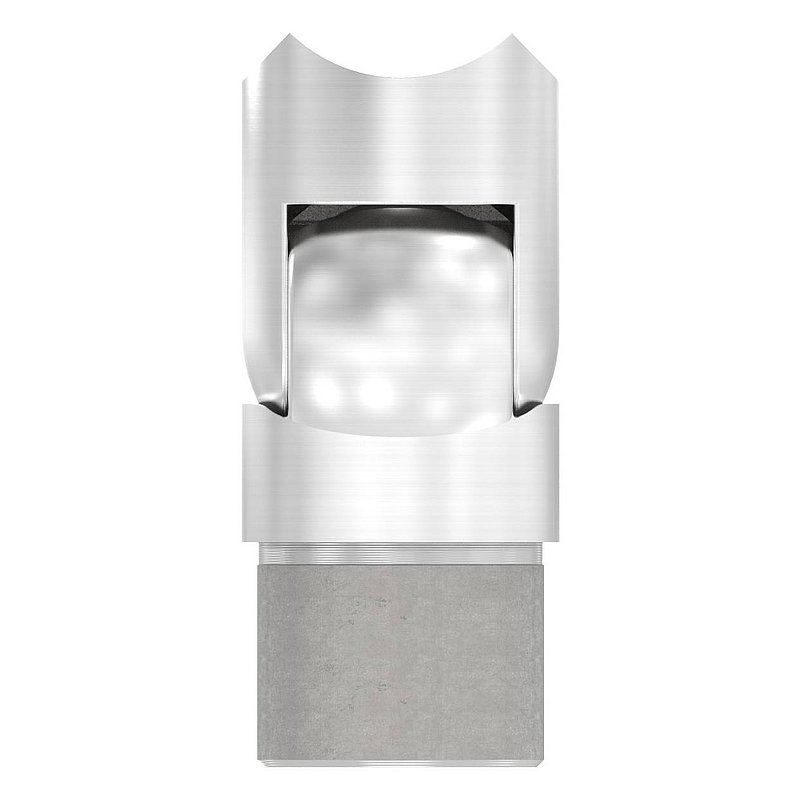 Joint piece, for tube 42.4x2.0mm, AISI304