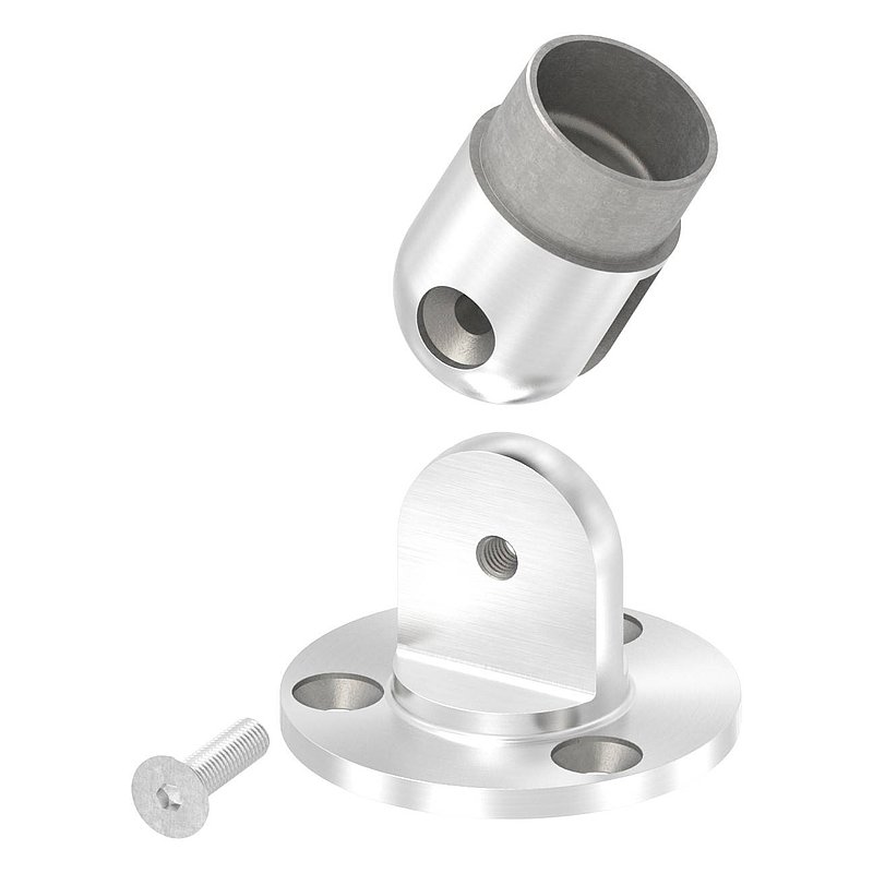 Wandhalter flexibel, für Rohr 42,4x2,0mm, V2A