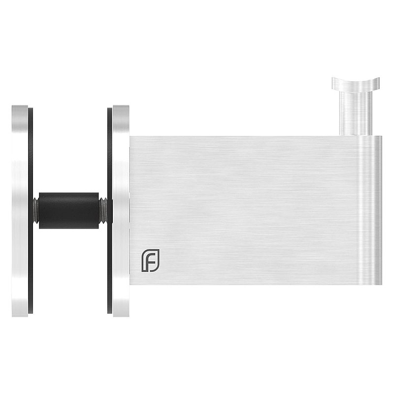 Sensa Design 2, für Rohr 42,4mm, für Montage an Glas, V2A