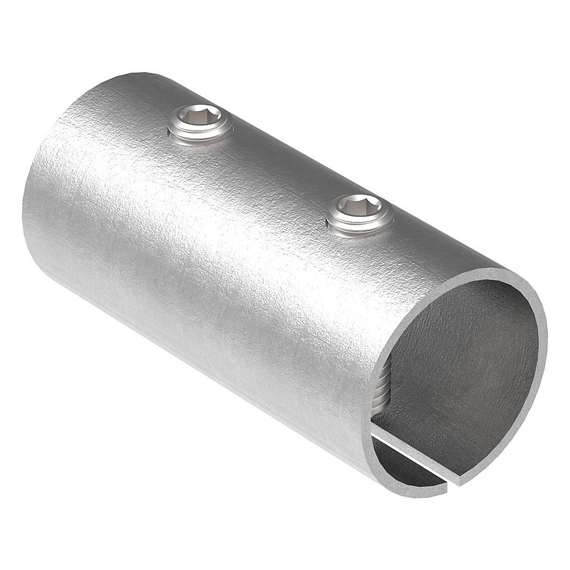 Verbindungshülse für Rohr 33,7x2,0mm, V2A