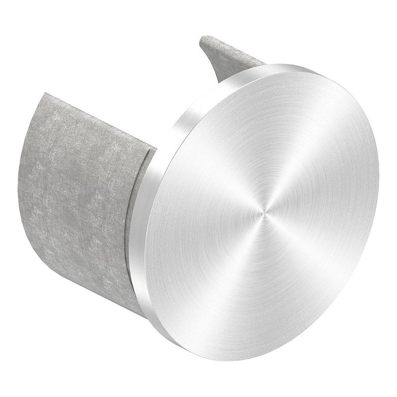 Endkappe, flach, für Nutrohr 48,3mm, V4A
