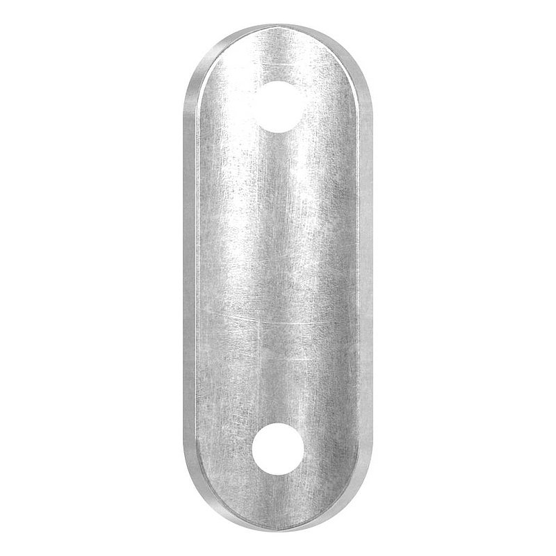 Handlaufanschlussplatte S235JR, Rohranschluss Ø 42,4mm
