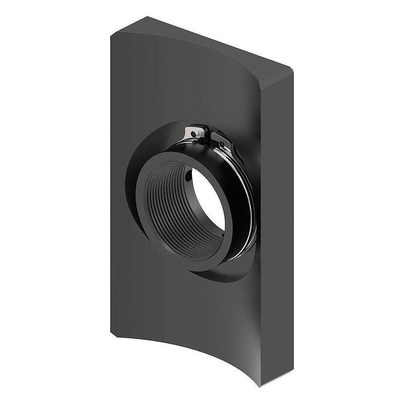 Montageplatte für RR eckig 70x120mm