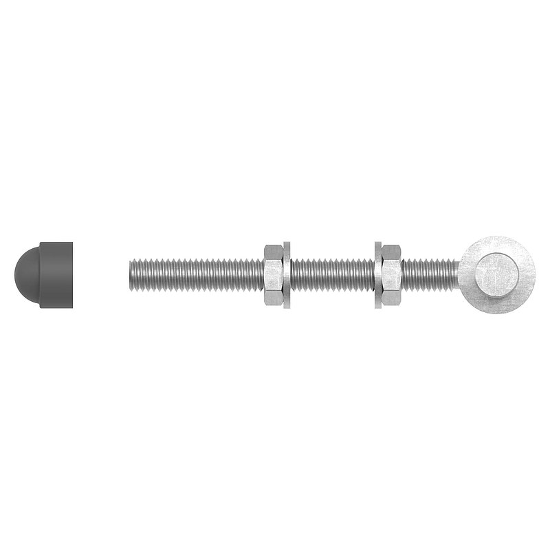 Tige à visser pour gond Ø 16mm, L: 140mm
